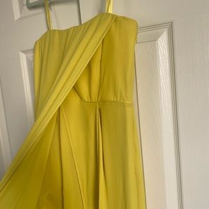BCBG yellow dress